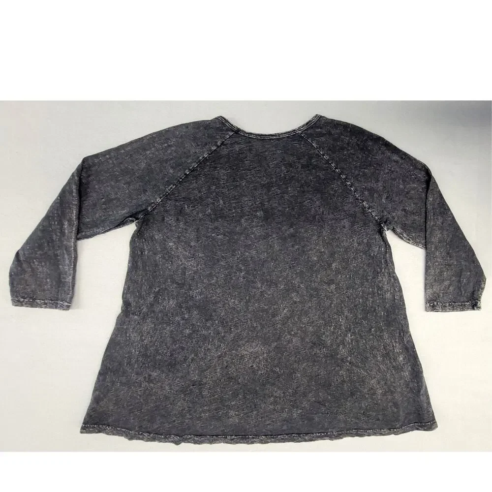 Jess & Jane Sunflower Mineral Wash Tunic Large - Picture 5 of 10